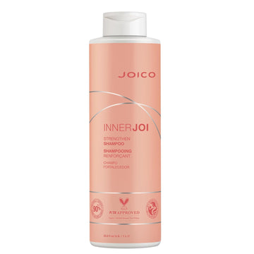 Joico Innerjoi Strengthen Shampoo | For Damaged, Color-Treated Hair | Sulfate & Paraben Free | Naturally-Derived Vegan Formula