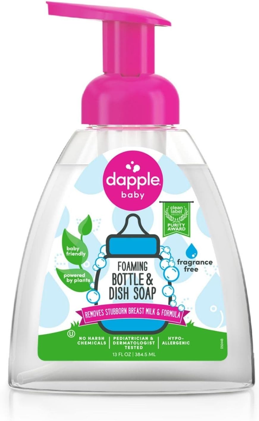 Dapple Foaming Dish Soap Fragrance Free 13oz - Pack of 1