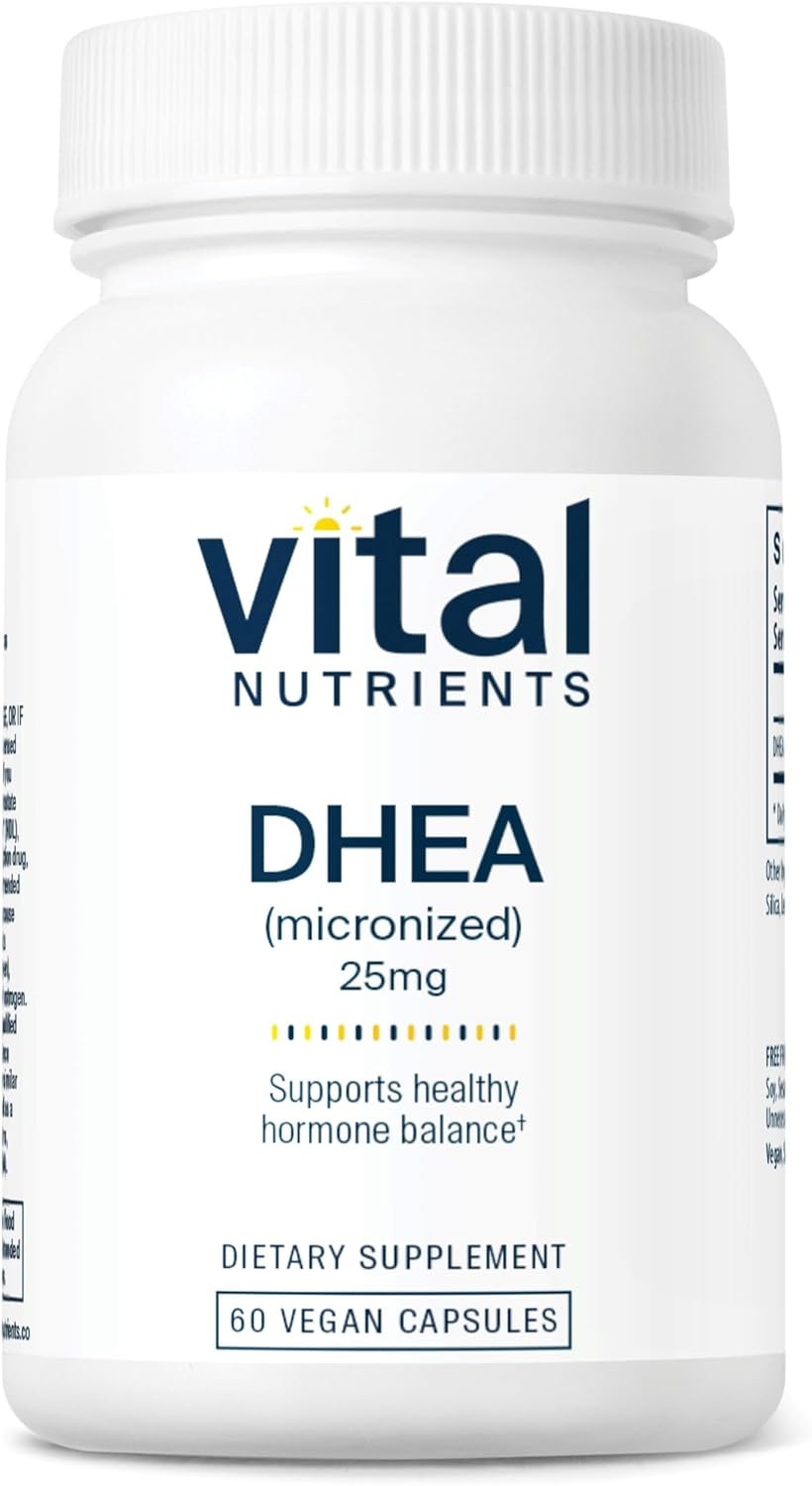 Vital Nutrients Dhea 25 Mg (Micronized) | Supports Metabolism, Bone He