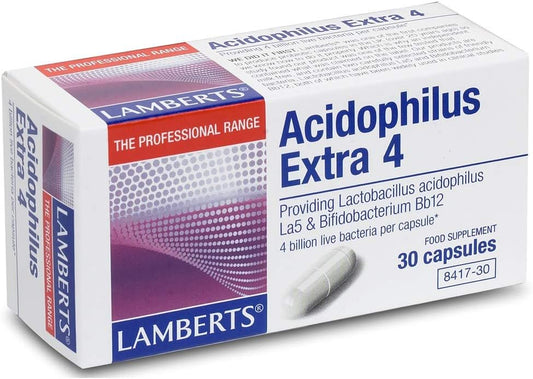 Lamberts Acidophilus Extra 4 Probiotic - 30 Capsules : Amazon.co.uk: Health & Personal Care