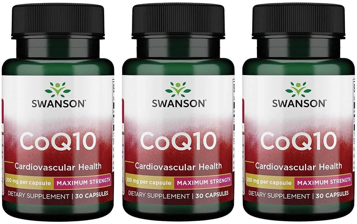 Swanson Coq10 200 200 Milligrams 30 Capsules (3 Pack)