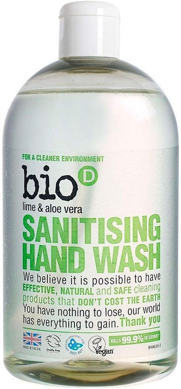 Butterfox Earphonesbio-D Anti Bacterial Hand Wash Lime & Aloe Vera X 2 (Pack Of 2)