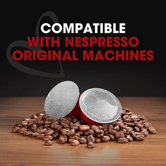 Delicitaly Italian Coffee Pods Compatible With Nespresso Original Machines, Espresso Capsules (100 Crema Regular Pods, 100 Count (Pack Of 1))