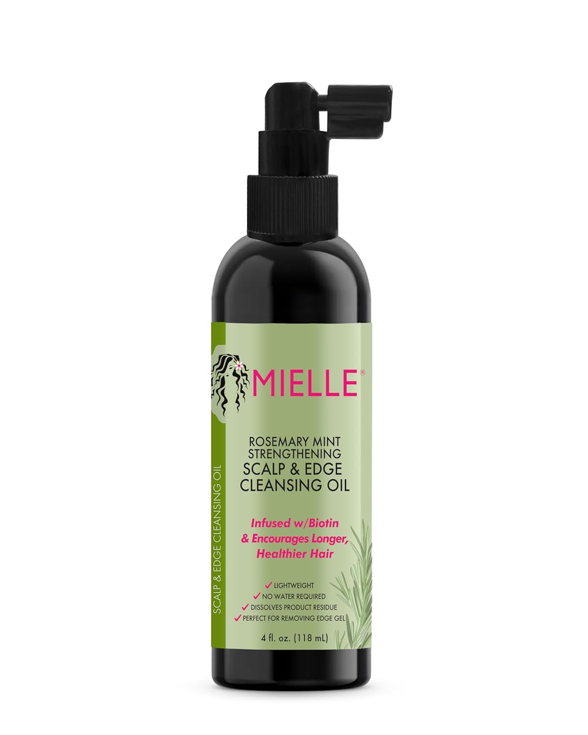 Mielle Organics Rosemary Mint Scalp & Edge Cleansing Oil, 4 Ounce