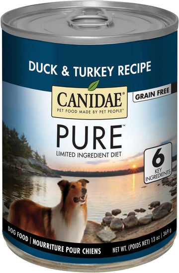 CANIDAE® PURE Duck & Turkey Recipe Dog Wet (12) 13 oz., Blue
