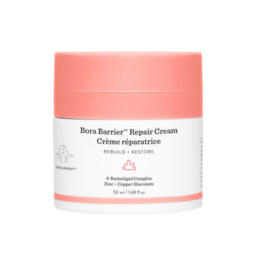 Drunk Elephant Bora Barrier Repair Cream - 50 Ml/1.69 Fl Oz - Ultra-Rich Moisturizer - Clean Clinical Skincare - Cruelty-Free - Dermatologist-Tested - Free Of Essential Oils, Silicones, And Fragrance
