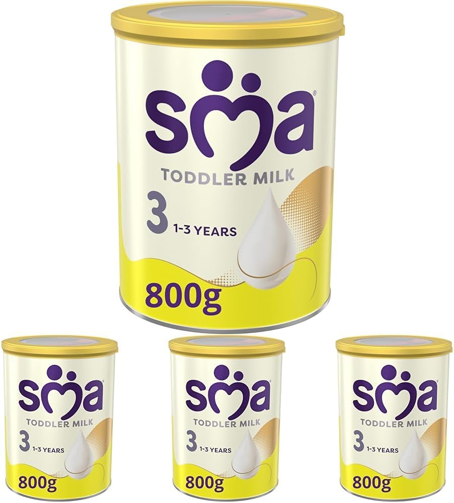 Sma Toddler Milk Powder, 1-3 Years, 800G (Pack Of 4)