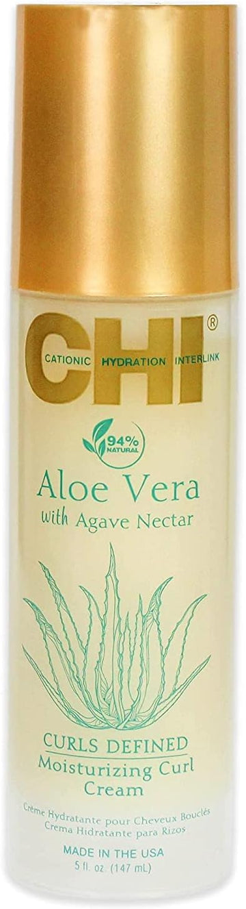 Chi Aloe Vera Curls Defined Control Gel, 147 Ml White