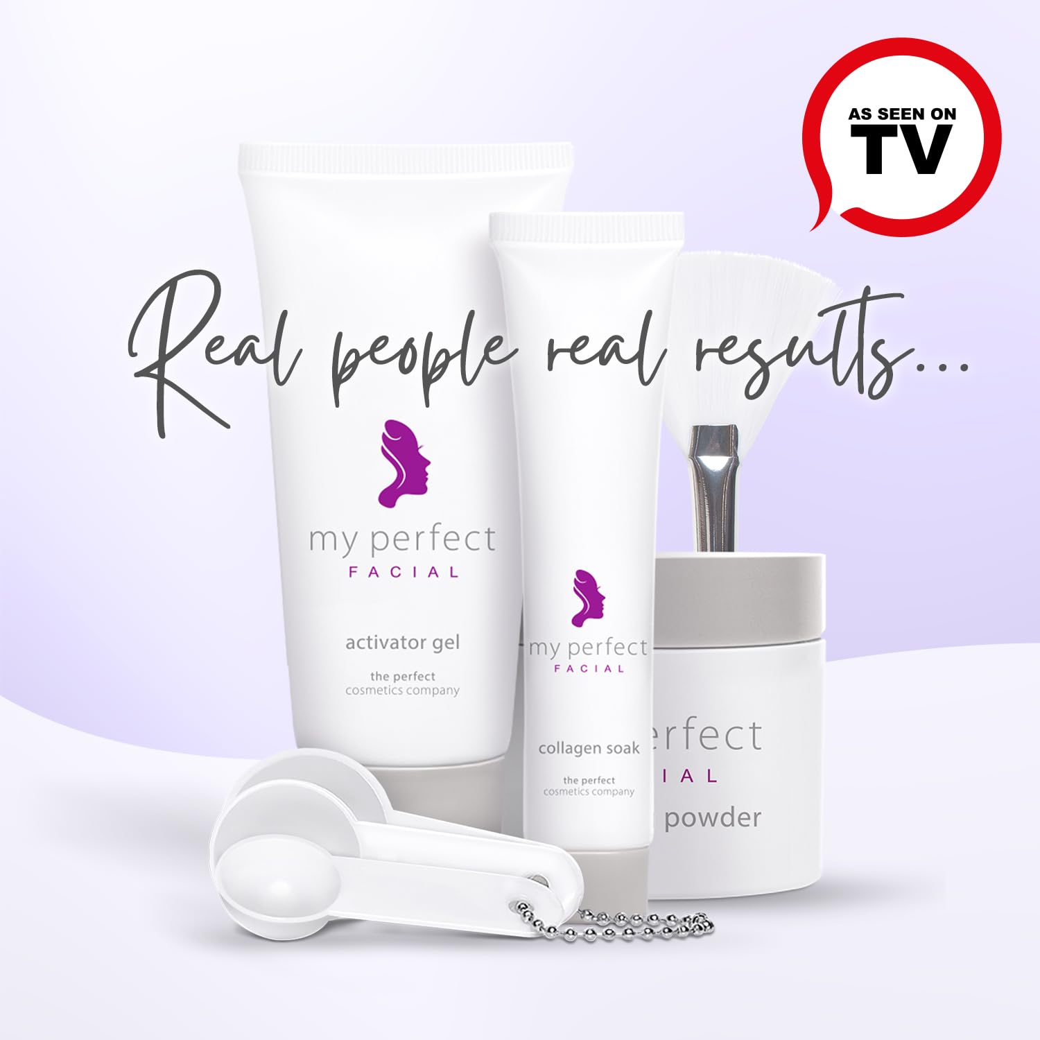 My Perfect Facial - The Perfect Cosmetics Company Professional Anti-Ageing Treatment - Instant Lift Firm Tone Reduce Fine Lines Wrinkles Open Pores Improve Texture Discolouration (10 Treatments) : Beauty & Personal Care