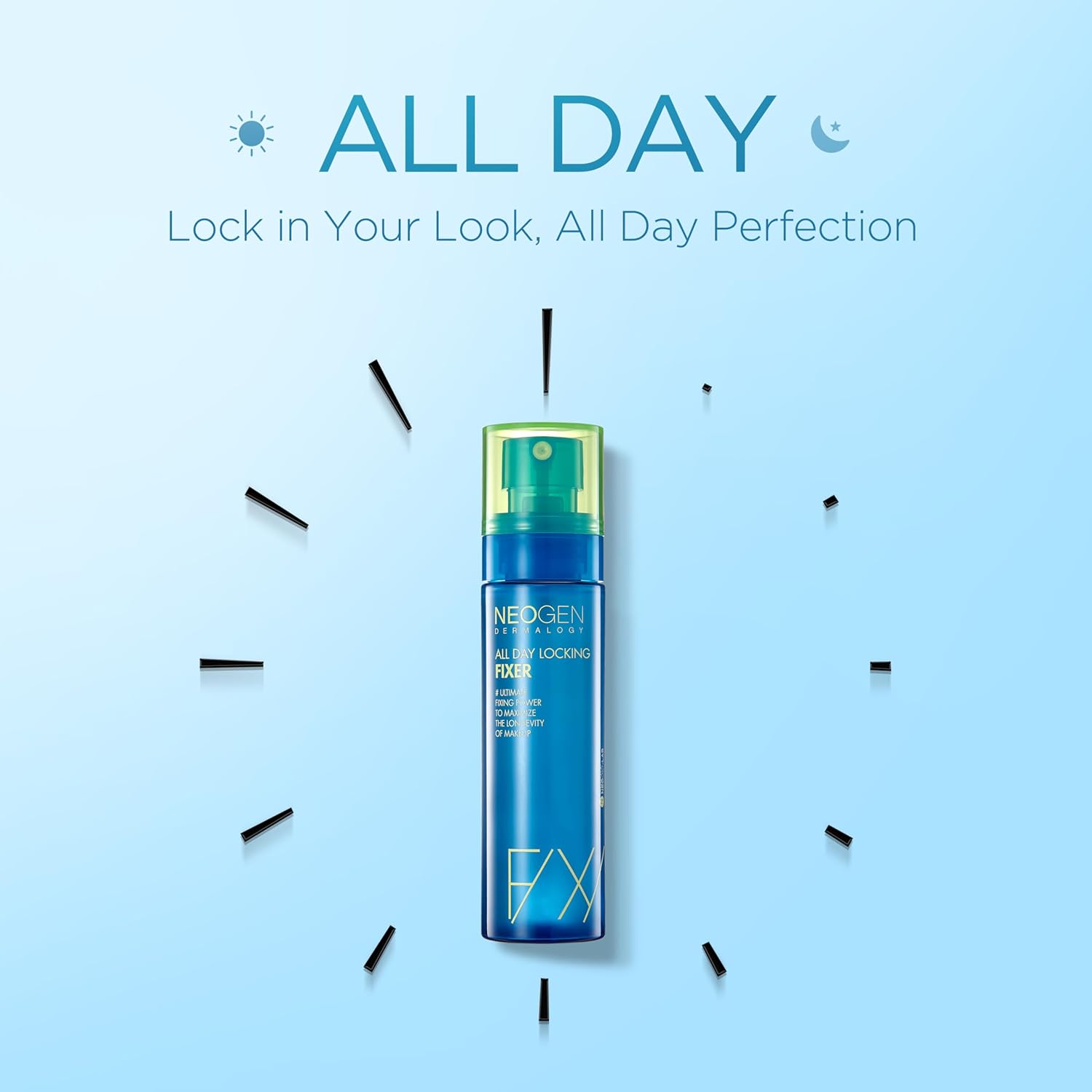 Neogen All Day Makeup Setting Spray - Hydrating Weightless Sebum Control Fixer (All Day Locking Fixer 80Ml)