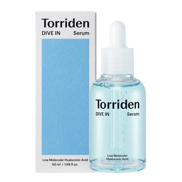 Torriden Dive-In Low-Molecular Hyaluronic Acid Serum, 1.69 Fl Oz | Fragrance-Free Face Serum For Dry, Dehydrated, Oily Skin | Vegan, Clean, Cruelty-Free Korean Skin Care