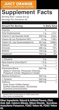 Powder Burn 2.0 Orange 35 Serving,14.24 Ounce : Health & Household