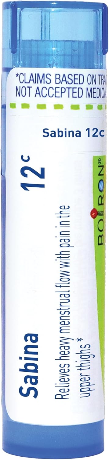Boiron Sabina 12C Homeopathic Medicine For Menstruation - 80 Pellets