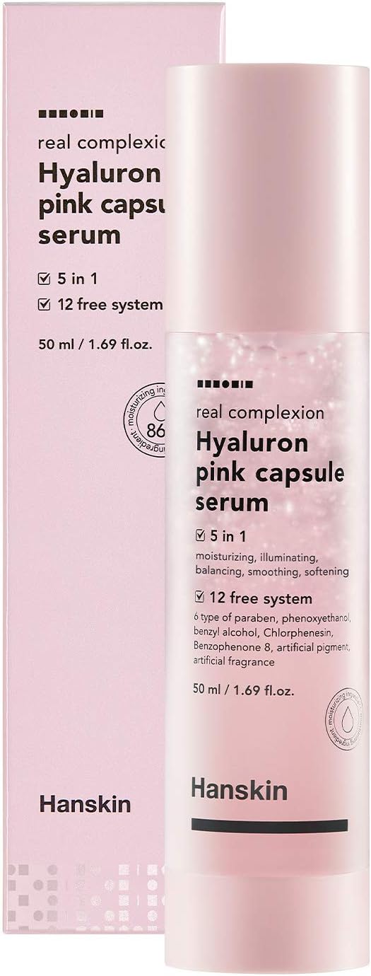 Hanskin - Real Complexion Hyaluron Pink Capsule Serum - 50Ml