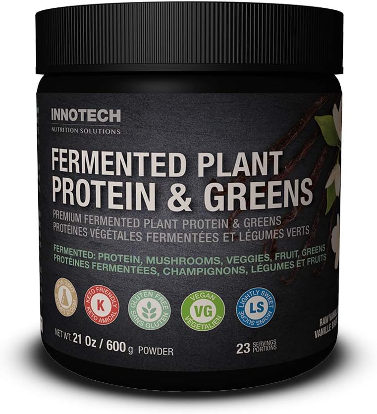 Innotech Nutrition Solutions Fermented Plant Protein & Greens Vanilla,