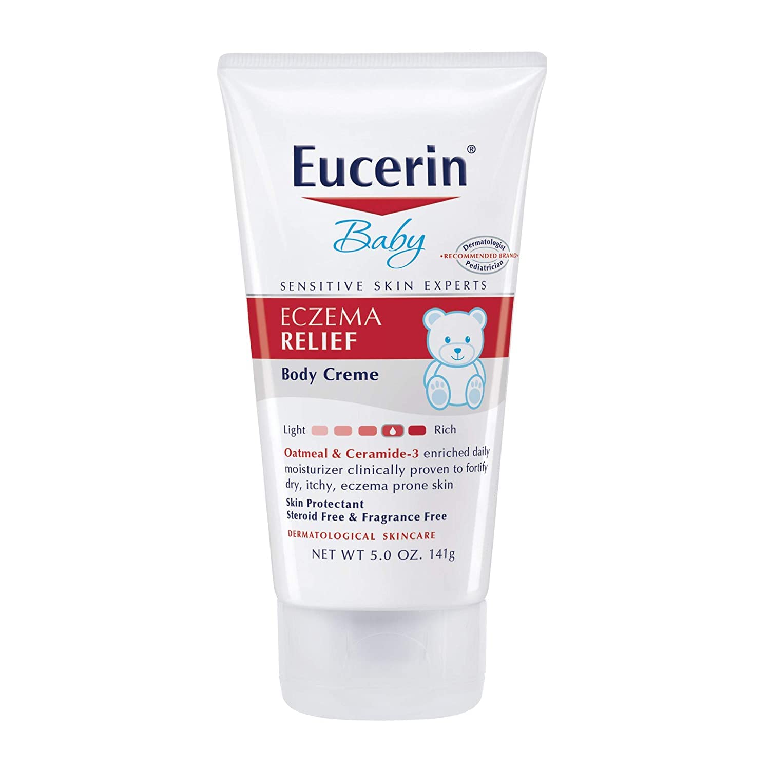 Eucerin Baby Eczema Relief Body Cream - Steroid & Fragrance Free For 3+ Months Of Age - 5 Oz. Tube