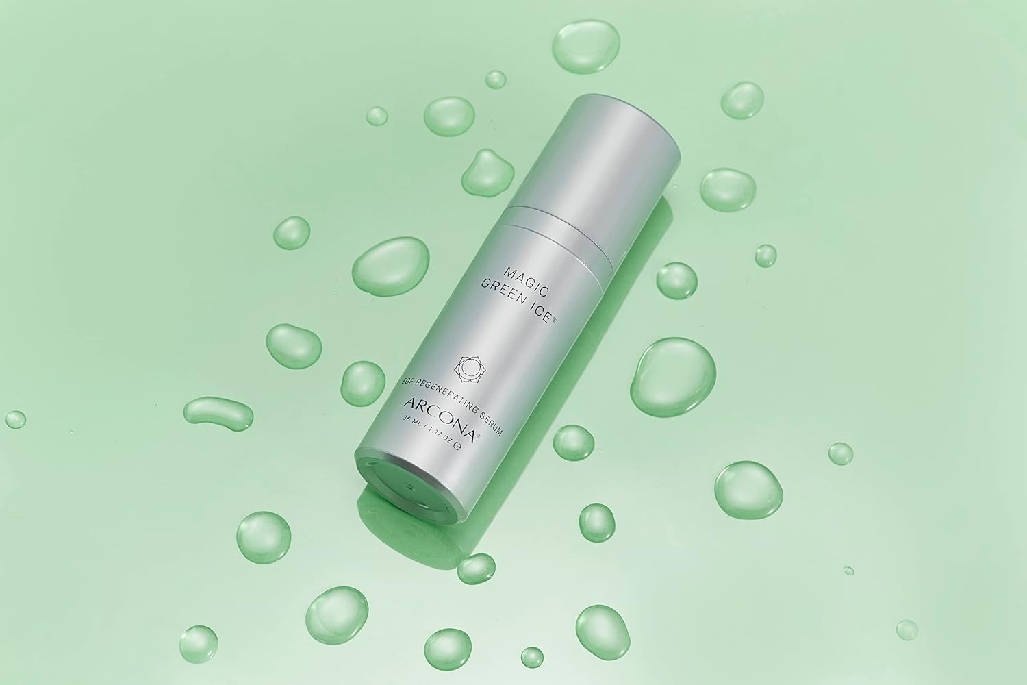 Arcona Magic Green Ice For Aging Skin - Glycerin, Meadowfoam Seed Oil, Aloe, Lavender, Crocus Chrysanthus Bulb Extract 1.17 Oz. Made In The Usa : Beauty & Personal Care
