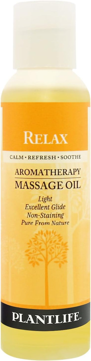 Plantlife Relax Massage Oil - Absorbs Deeply into The Skin and is Circ