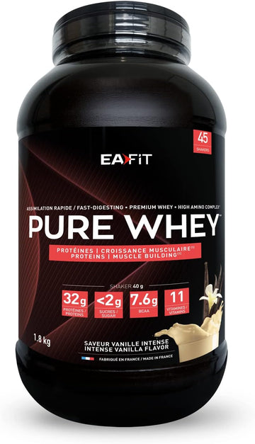 Eafit Pure Whey 1,8 Kg - Intense Vanilla
