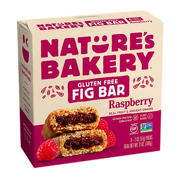 Nature'S Bakery, Bar Fig Raspberry Gluten Free, 12 Ounce