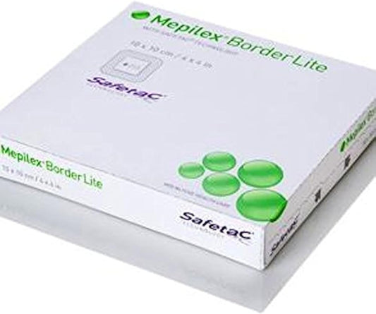 Mepilex Border Lite 10X10.5Cm Box Of 10