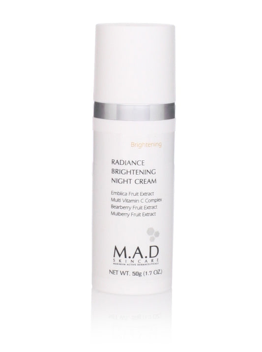 M.A.D Skincare Brightening Radiance Brightening Night Cream, 50G (1.7Oz) : Beauty & Personal Care