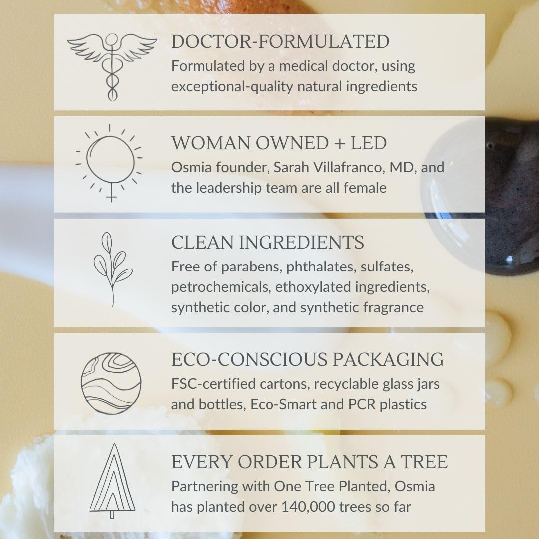 Osmia Skincare - Natural Night Body Oil | Borage Seed, Kukui, Lavender Oils | Nourish, Soothe, Fortify | Clean Beauty For Healthy Skin (1 Fl Oz | 30 Ml) : Beauty & Personal Care