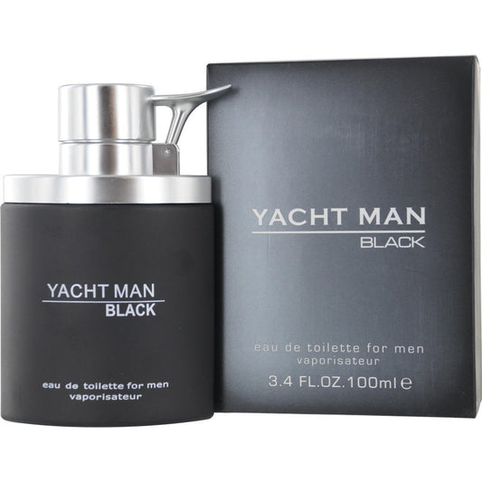Myrurgia Yacht Man Black Eau De Toilette Spray For Men, 3.4 Ounce : Clothing, Shoes & Jewelry