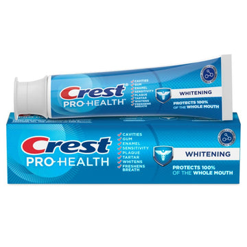Crest Base Pro-Health Whitening Toothpaste (4.3Oz) Triple Pack, Crest Toothpaste Whitening, Teeth Whitening Toothpaste