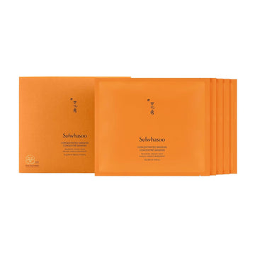 Sulwhasoo Concentrated Ginseng Renewing Sheet Mask - Korean Anti-Aging Skincare, Visibly Improves Wrinkles And Firmness, Nourishes, Hydrates & Soothes, Ginseng, Peptides & Squalene