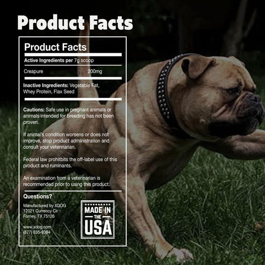 Gains - Mass Weight Gainer for Dogs, Whey Protein, Flax Seed (for Bull Breeds, Pit Bulls, Bullies) Increase Healthy Natural Weight, Made in The USA (90 Servings)