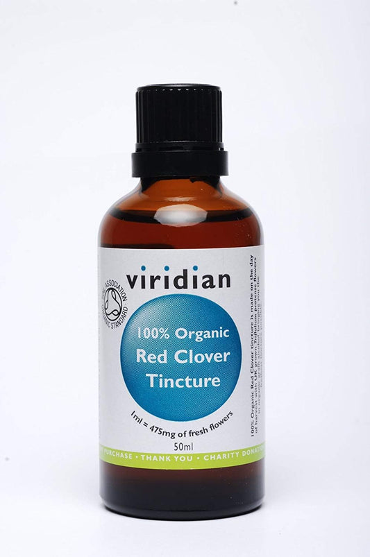 Viridian Red Clover Tincture 100% Organic, 50Ml