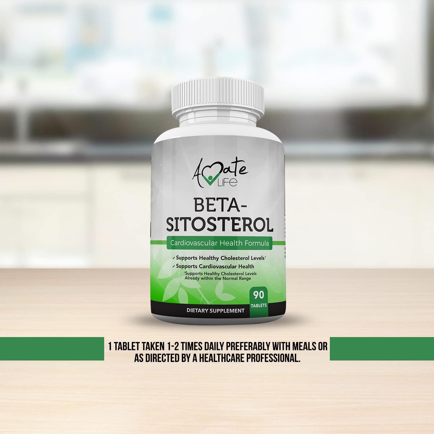 Amate Life Beta Sitosterol Supplement - 500mg - Beta Sitosterol Capsules for Men & Women : Health & Household