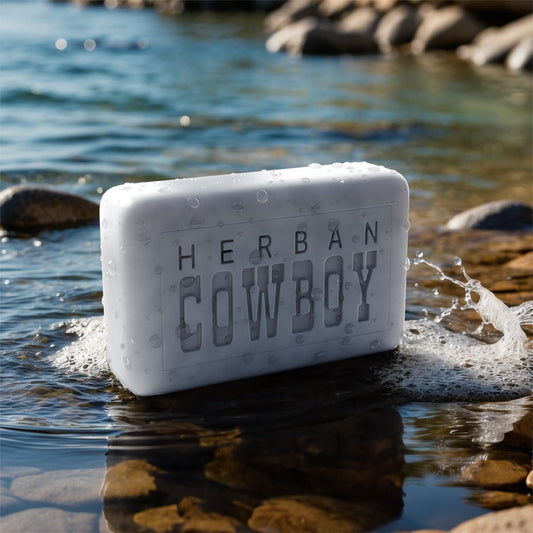 Herban Cowboy Forest Body Soap With Hints Of Cedar, Mandarin, And Black Pepper (5 Oz)