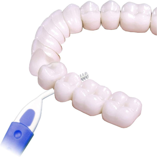 Three Packs Of Periproducts Denti-Brush Interproximal-0.4Mm Pink [Personal Care]