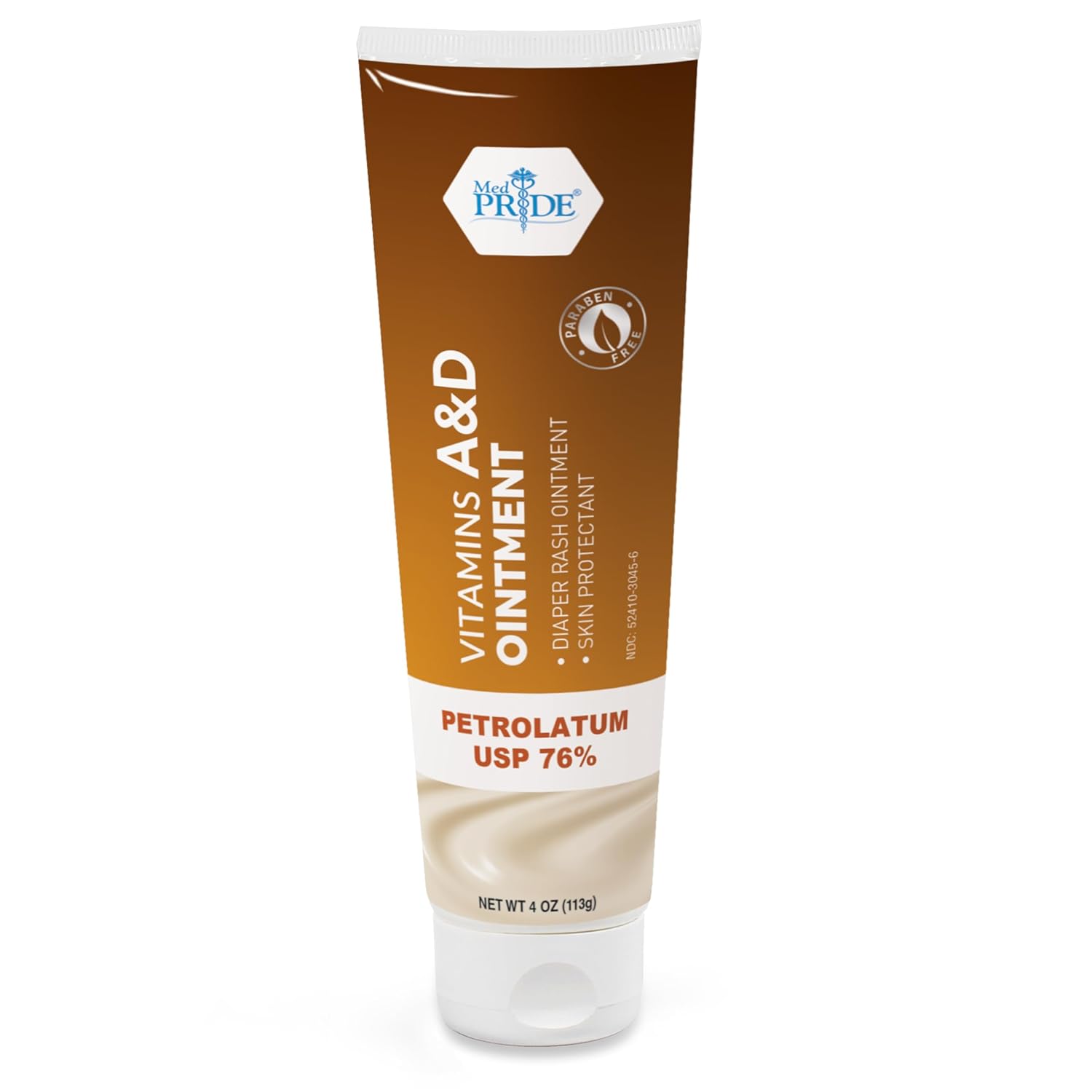Med Pride Vitamin A&D Ointment For Diaper Rash And Adults A&D Skin Care, Lanolin & Petrolatum, 4Oz Tube (Pack Of 1)