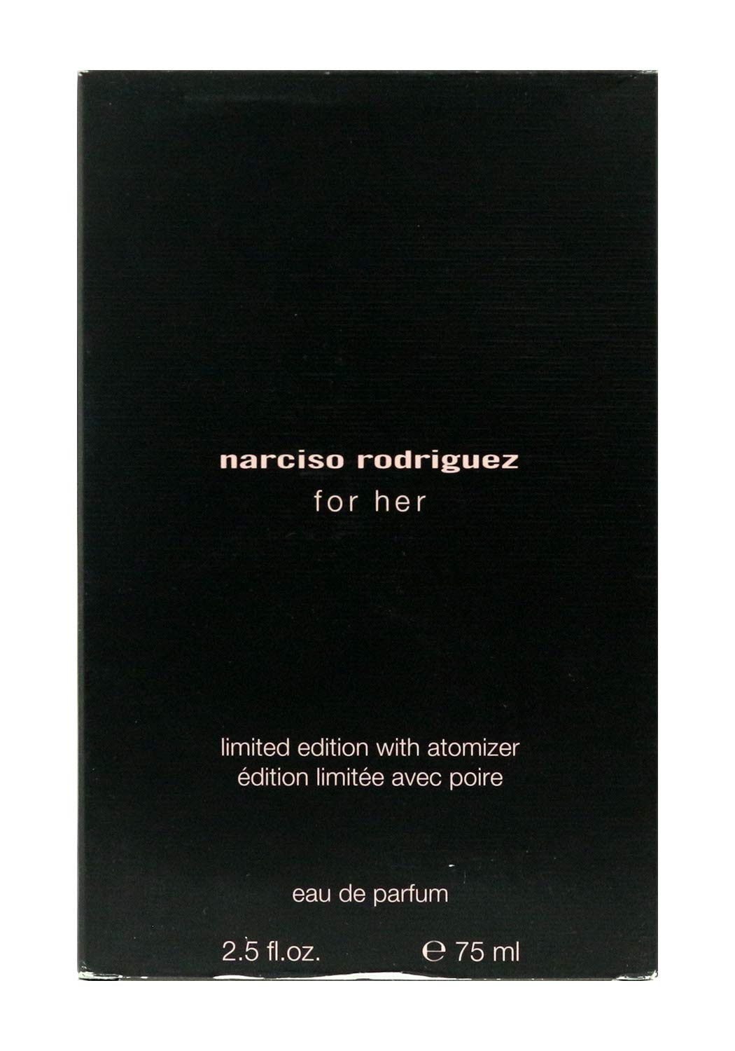Narciso Rodriguez For Her Limited Edition Eau De Parfum Spray With Atomizer, 2.5 Ounce