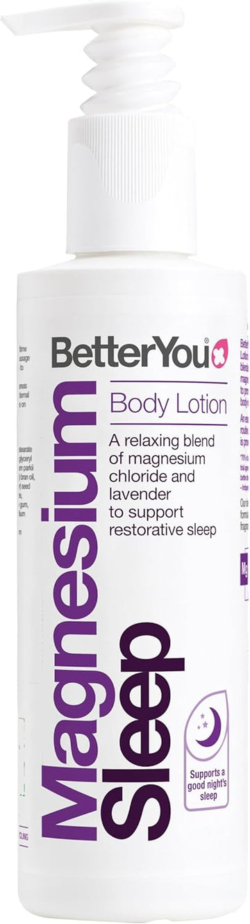 Betteryou Magnesium Sleep Lotion, Transdermal Magnesium Sleep Lotion Infused With Lavender & Chamomile To Support Sleep, Natural Sleep Aid, Better Sleep, Naturally, 180Ml (Pack Of 2)