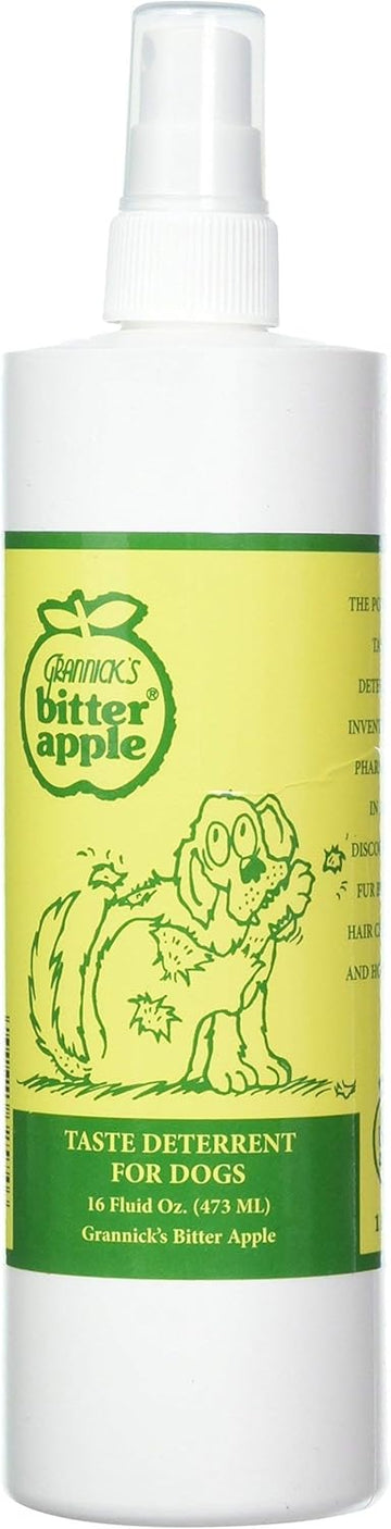 Grannick'S Bitter Apple For Dogs Spray Bottle, 16 Ounces (2-Pack). Premium Pack