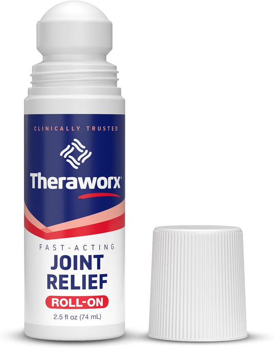 Theraworx Fast-Acting Joint Relief Roll-On Joint Discomfort & Inflammation Relief - 2.5 Oz - 1 Count