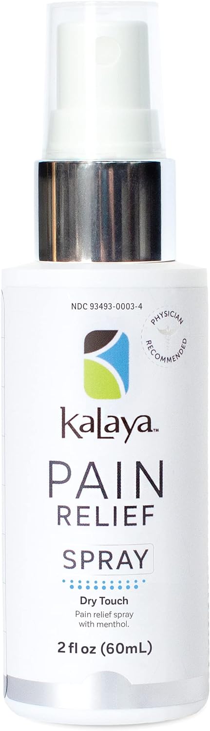 Kalaya Extra Strength Pain Relief Spray (2 fl oz) - Fast-Acting and Qu