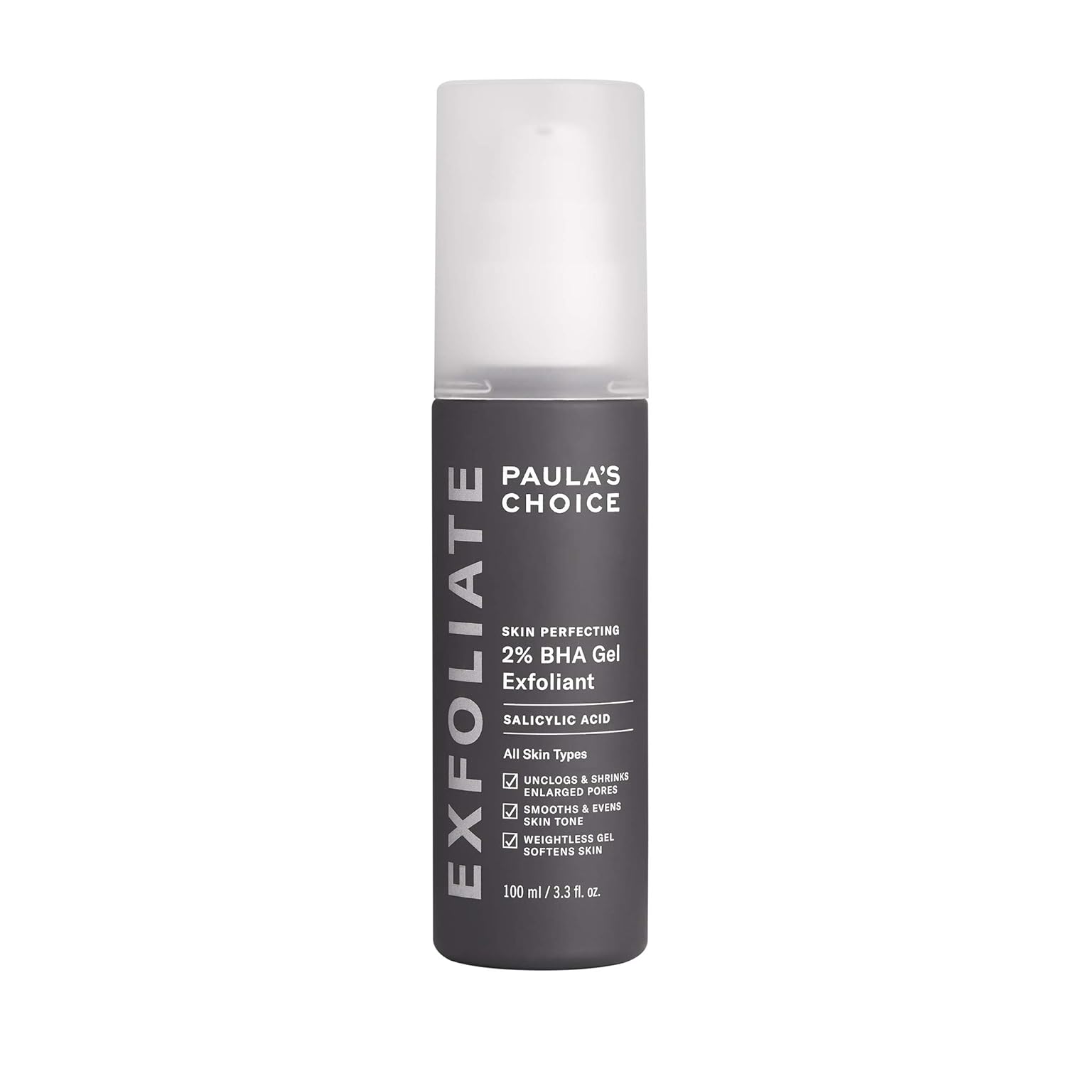 Paula'S Choice-Skin Perfecting 2% Bha Gel Salicylic Acid Exfoliant, 3.3 Ounce Bottle