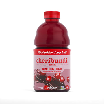 Cheribundi Light Tart Cherry Juice - Reduced Calorie, Fight Inflammation And Support Muscle Recovery - Post Workout Recovery Drinks For Runners, Cyclists And Athletes - 32 Oz(Pack Of 1)