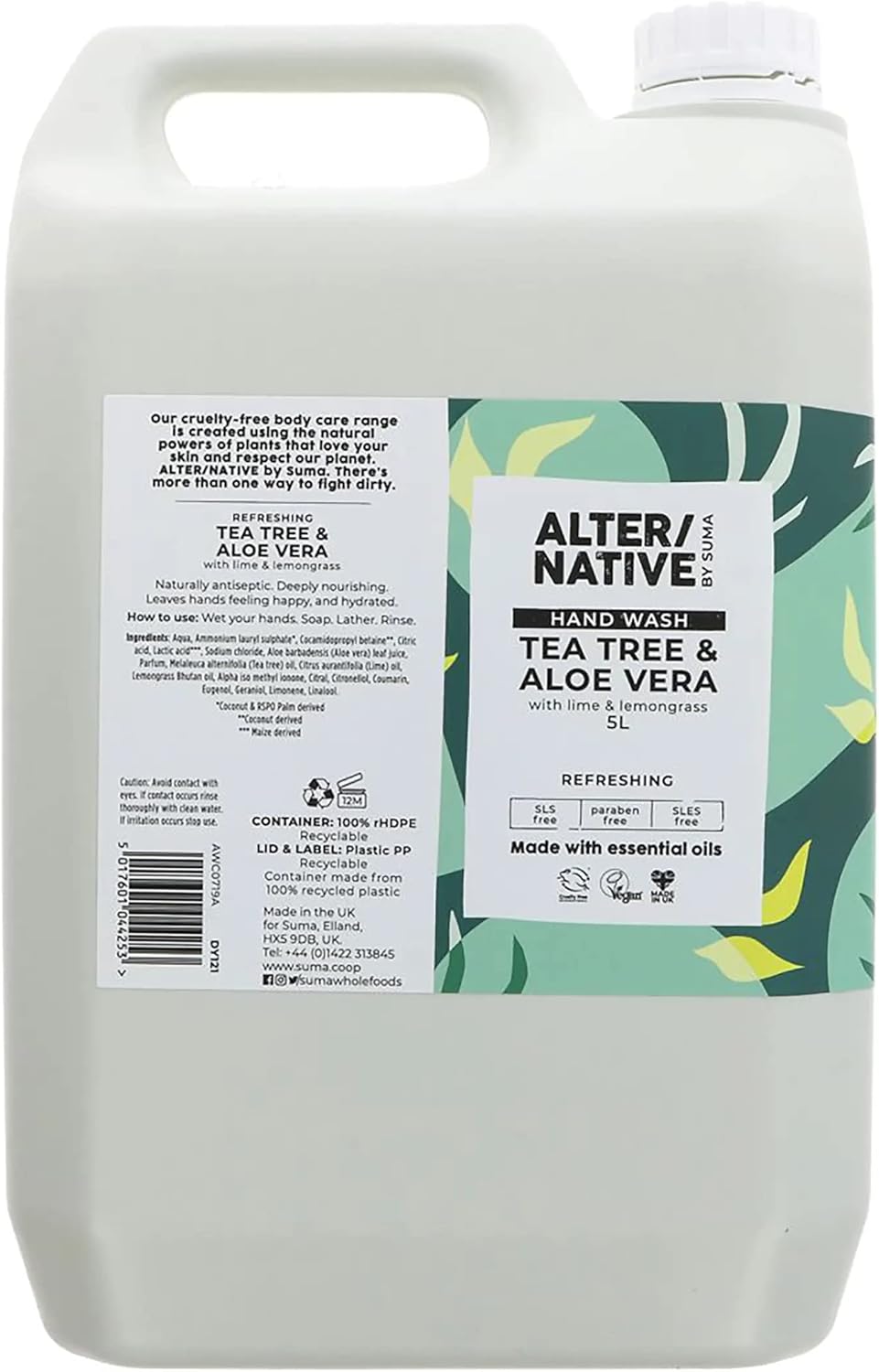 Alter/Native Tea Tree And Aloe Vera Hand Wash 5L