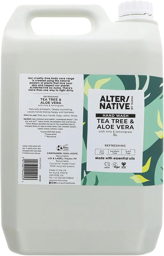 Alter/Native Tea Tree And Aloe Vera Hand Wash 5L