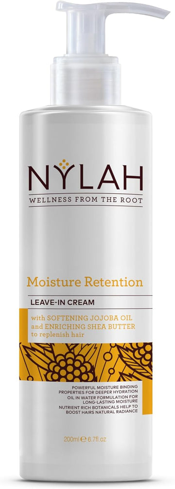 Nylah Moisture Retention Leave-In Cream – Deep Hydration For Curls & Coils, Anti-Frizz, Strengthens & Softens, Afro & Textured Hair Care
