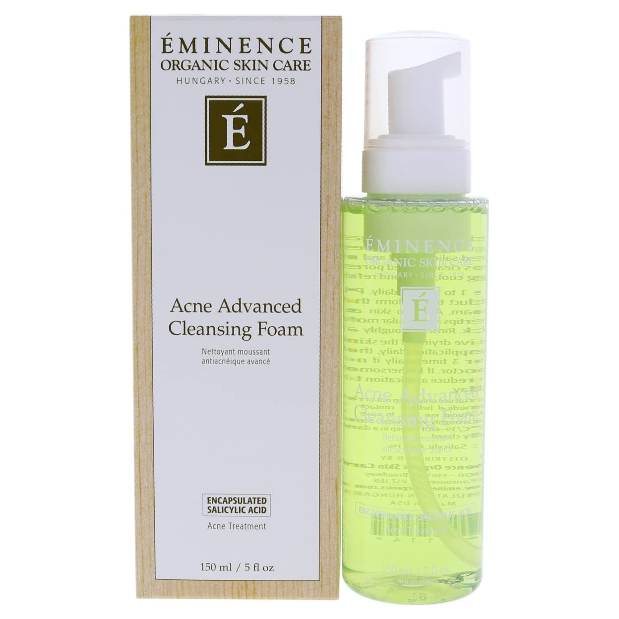 Eminence Acne Advanced Cleansing Foam For Unisex - 5 Oz Cleanser