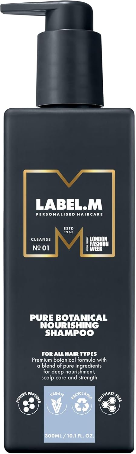 LABEL.M Pure Botanical Nourishing Shampoo 300ml : Amazon.co.uk: Beauty