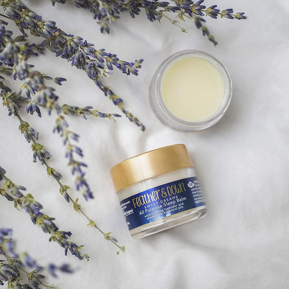 Feather & Down Sweet Dream All-Purpose Sleep Balm (16g) - With Calming Lavender And Chamomile Essential Oils To Encourage A Restful Night's Sleep. Vegan Friendly & Cruelty Free. (Pack of 2) : Amazon.co.uk: Beauty