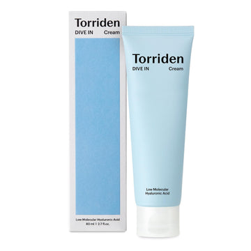 Torriden Dive-In Hyaluronic Acid Cream 2.71 Fl Oz | Facial Moisturizer For Sensitive, Oily Skin | Fragrance-Free, Alcohol-Free, Lightweight, No Colorants | Vegan, Clean, Cruelty-Free